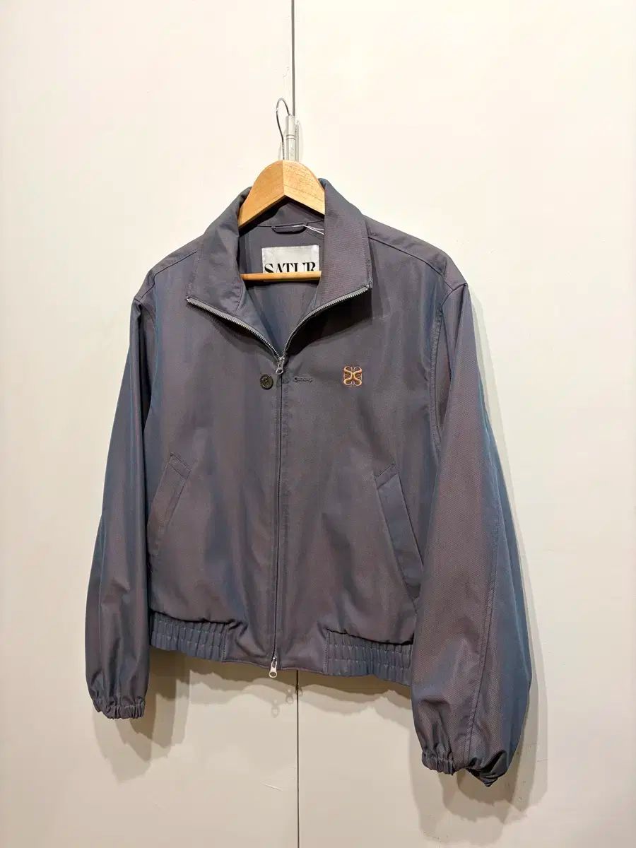 セターレンチェ ツートングリッター パープルオレンジ ジップアップジャケット