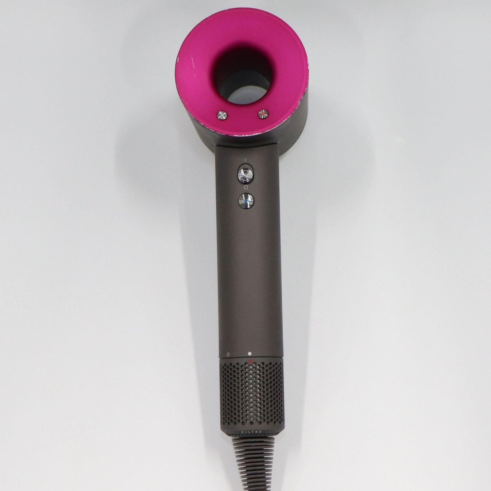 中古 ダイソン Supersonic Shine ヘアドライヤー アイアン/フューシャ