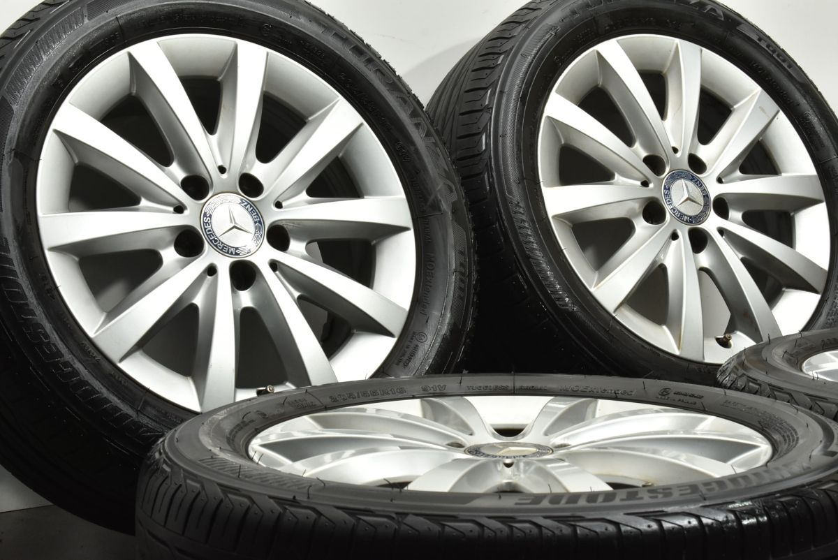 程度良好 メルセデスベンツ W 246 Bクラス 16 in 6 5 J 49 PCD 112 ブリヂストン トランザT 001 205 55 R 176 Aクラス C 117 CLA