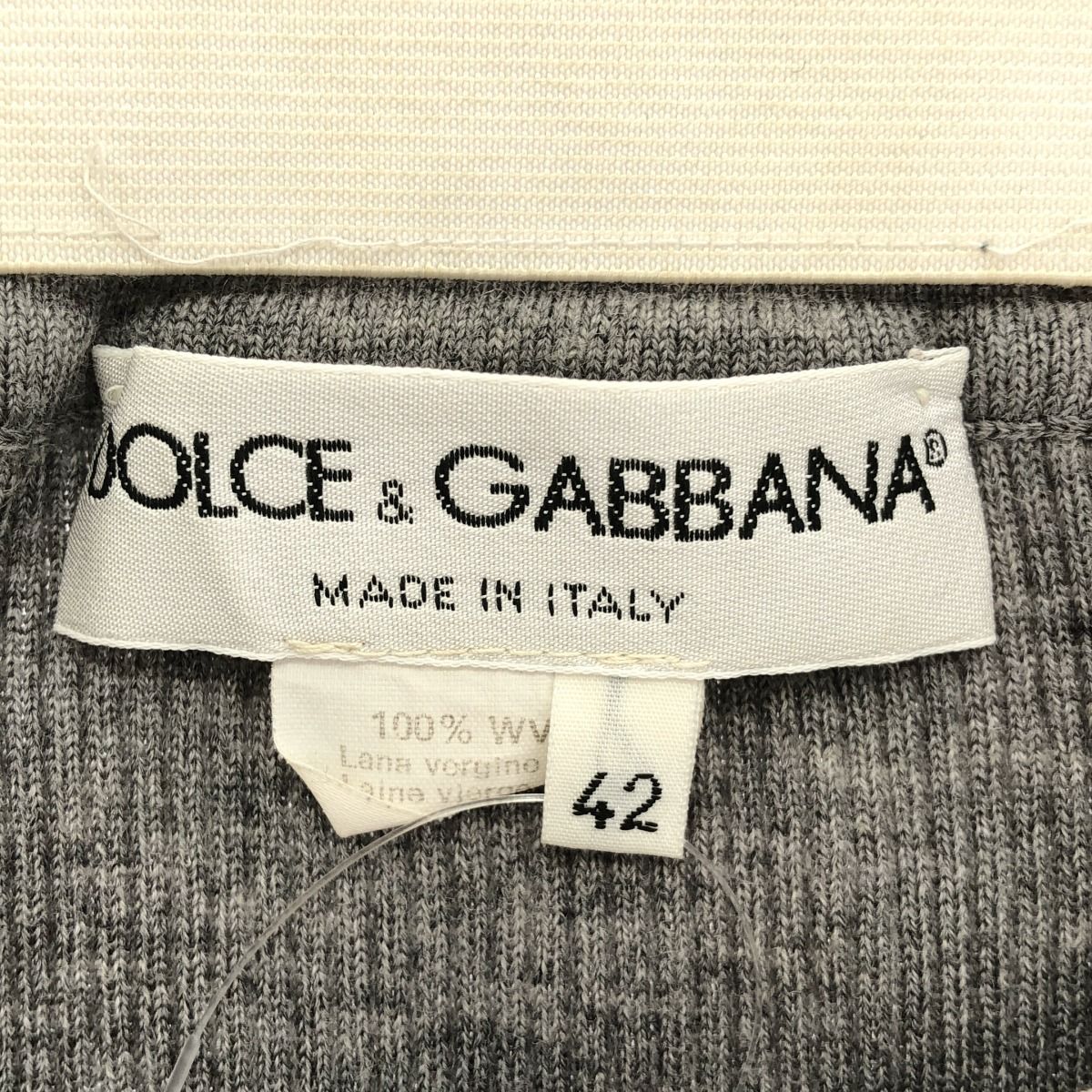 DOLCE&GABBANA ドルチェ＆ガッバーナ 1990's ウールニットスカート