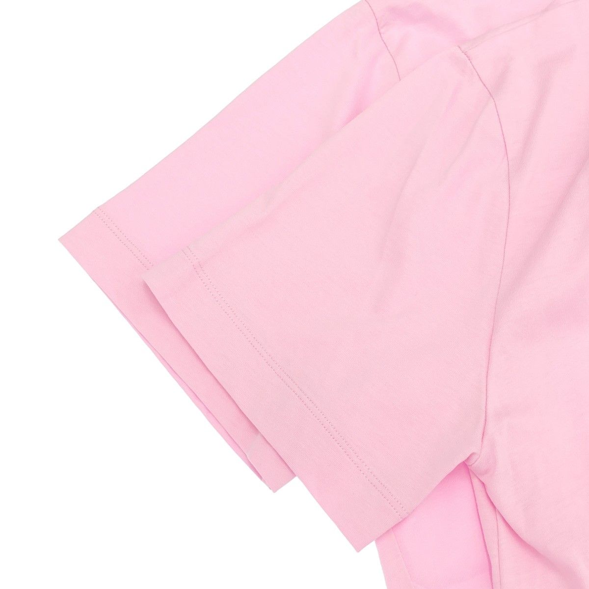  PATOU パトゥ オーガニックコットンロゴTシャツ ピンク S 半袖(Tシャツ) Tシャツ カットソー