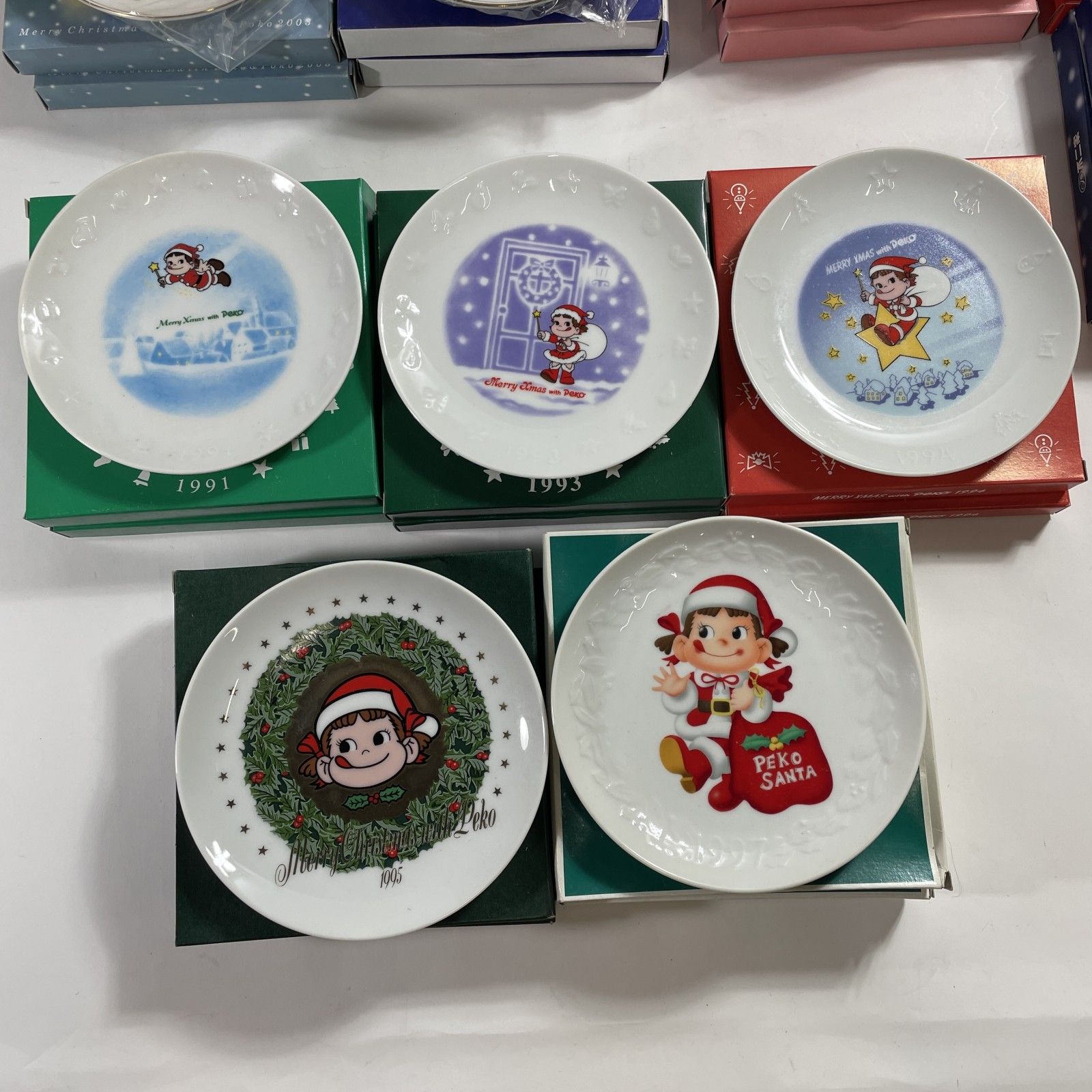 値段交渉可】ペコちゃん クリスマスプレート 1991〜2008年 値段交渉可