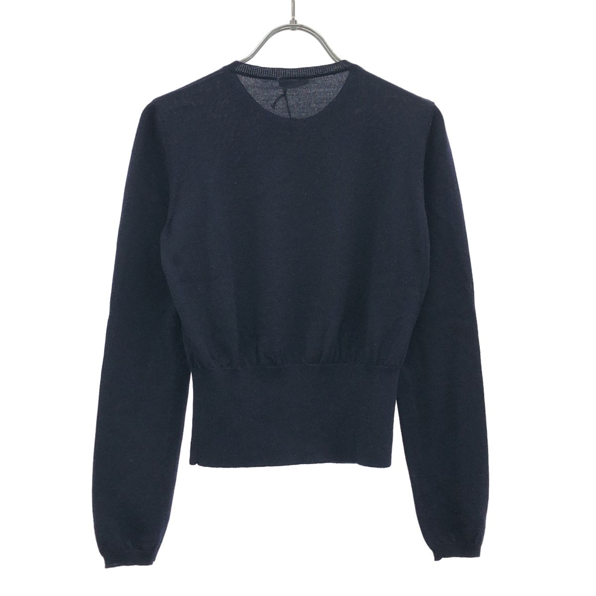 miu miu ミュウミュウ ニットカーディガン DNA558 ネイビー 38