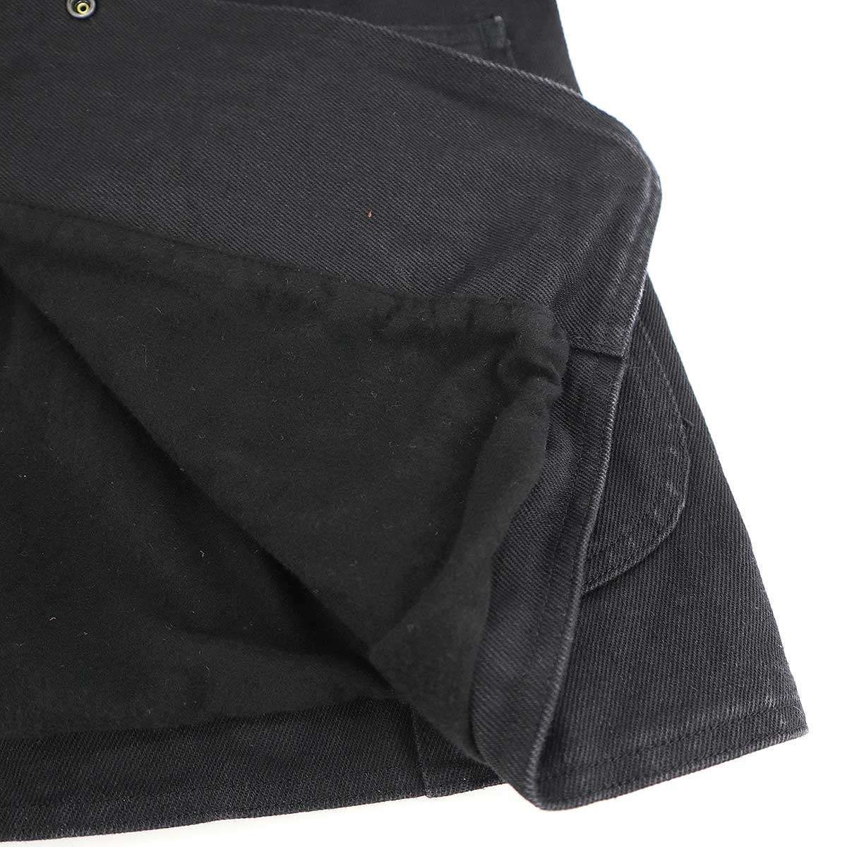 COMOLI コモリ 24AW デニムレザーワークジャケット A03-01027 ブラック 