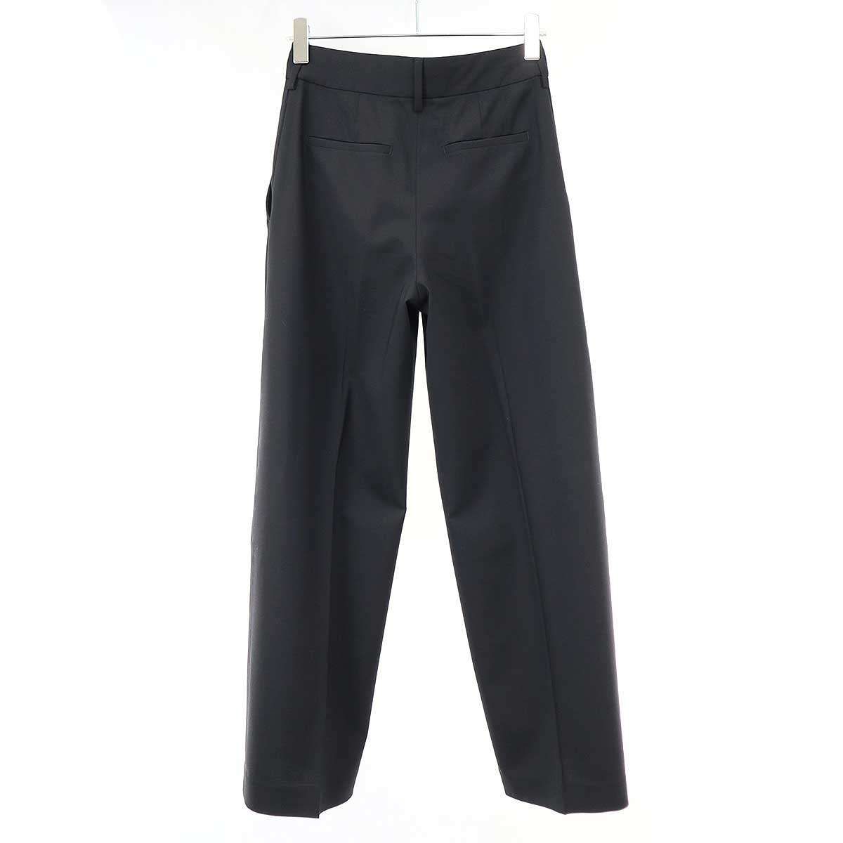 BURBERRY バーバリー ワイドスラックスパンツ 8037325 ブラック UK6