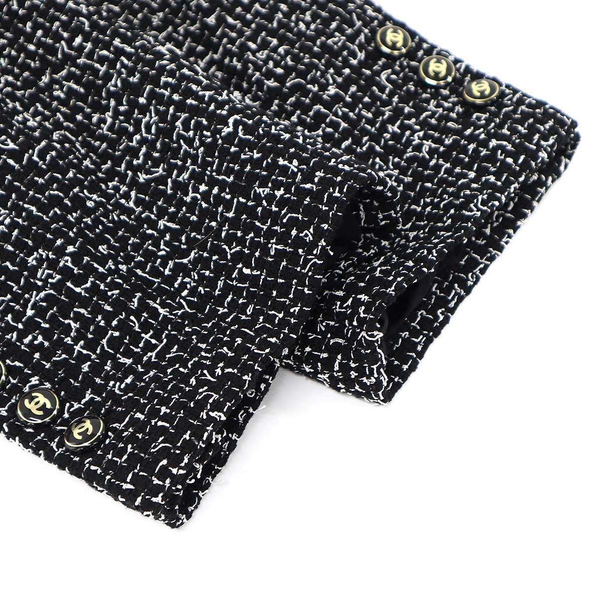 クロップドツイードトラウザーパンツ