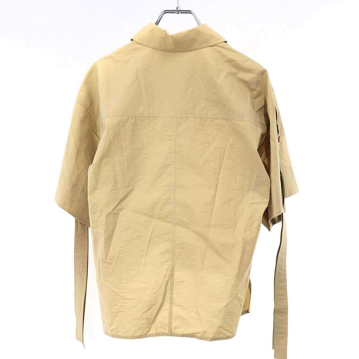 LOEWE Paula s Ibiza ロエベ パウラズ イビザ 23SS ショートスリーブシャツ S616Y05X14 ベージュ 34