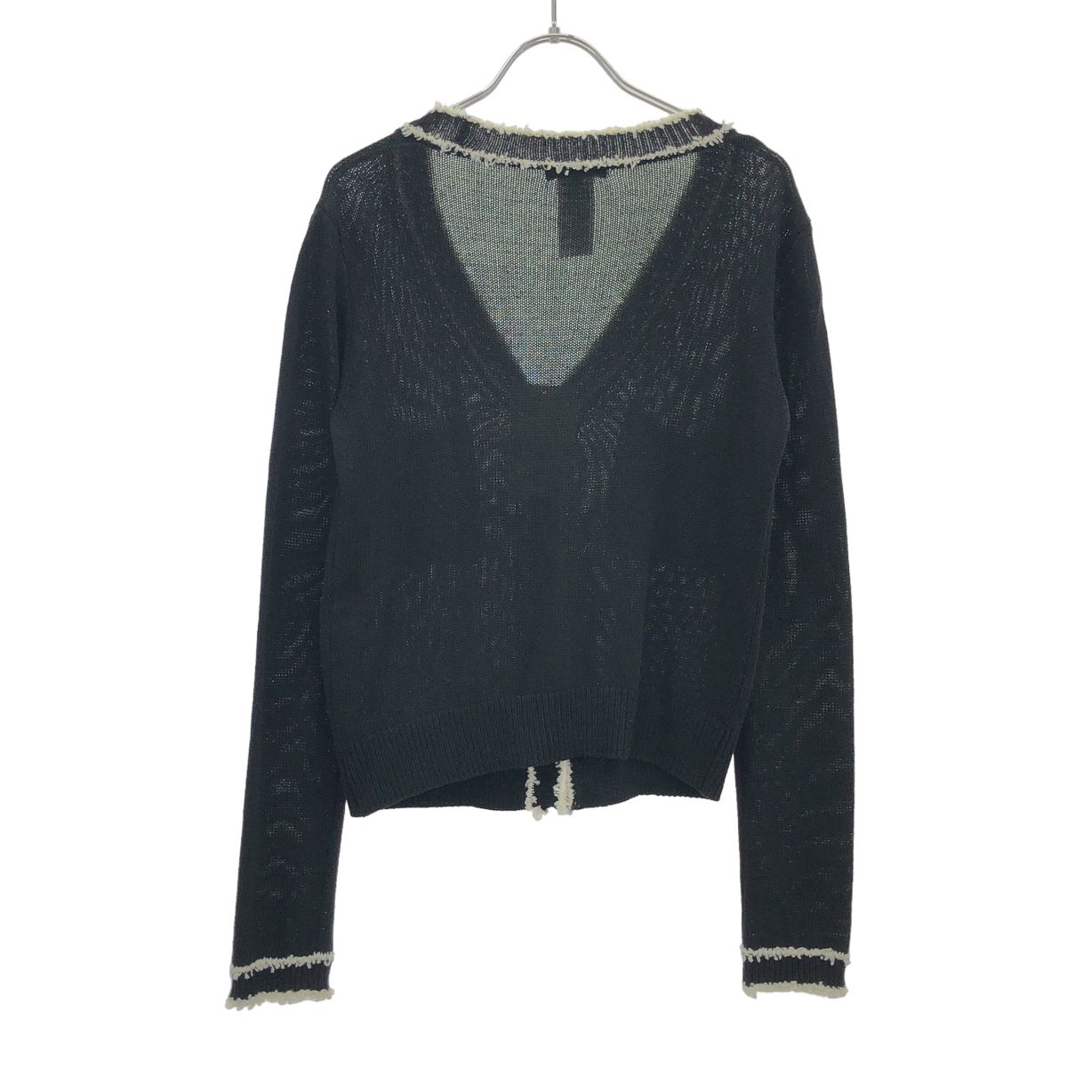 ダブルスタンダードクロージング リネン混カーディガン