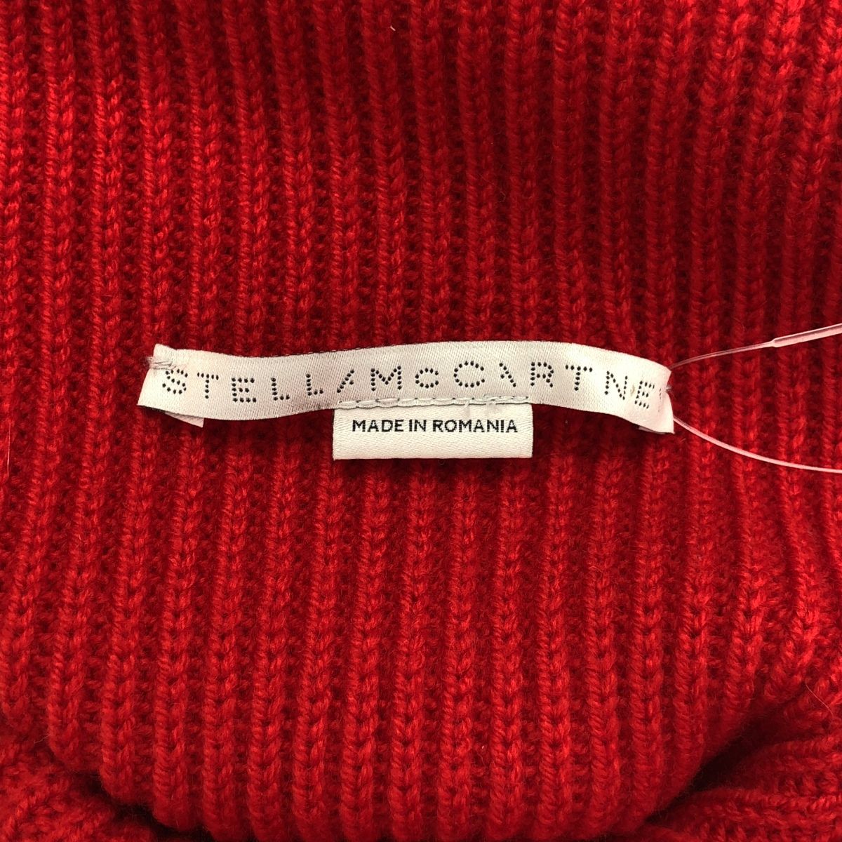  STELLA McCARTNEY ステラ マッカートニー タートルネックリブニットベスト 520144 レッド 36 ベスト ジレ ベスト ジレ ビスチェ