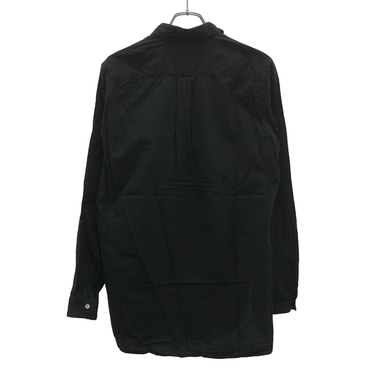 BED J.W. FORD ベッドフォード コットンシルクシャツ ブラック 2