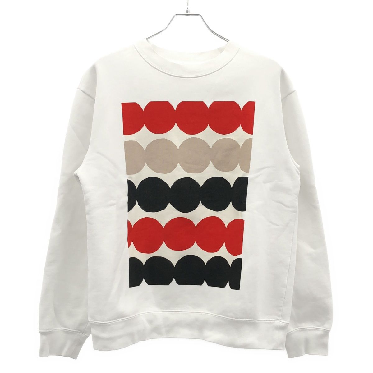 marimekko マリメッコ プリントスウェットトレーナー 52209-5-49822 ホワイト XS