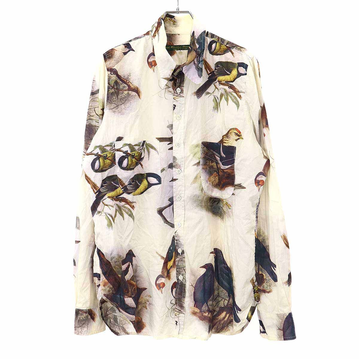 Paul Harnden ポールハーデン 14SS Birds Shirt バードプリントシャツ