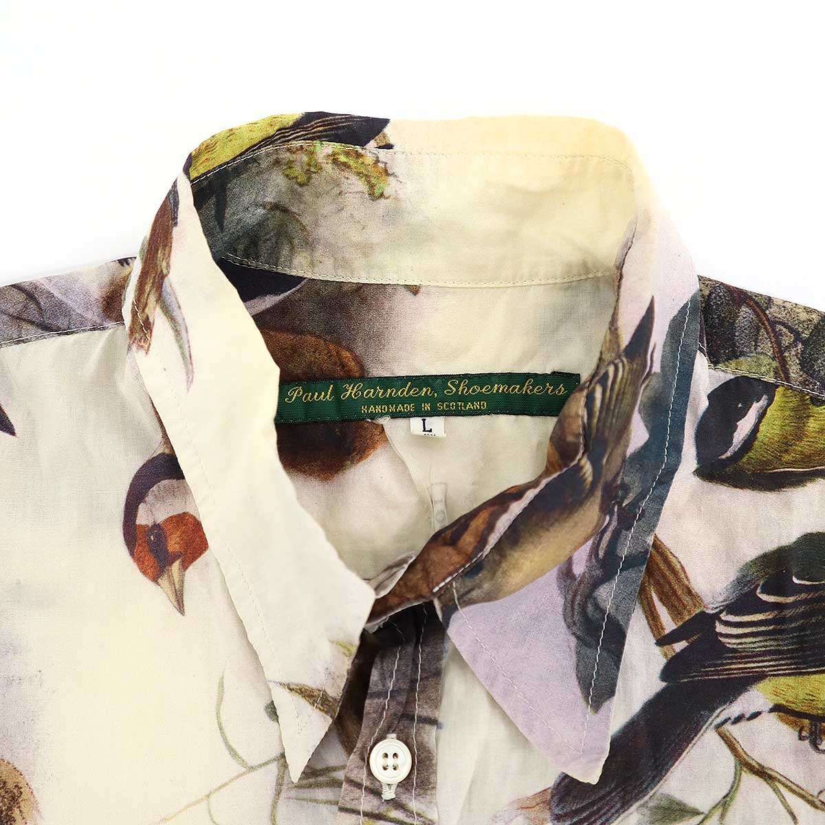 Paul Harnden ポールハーデン 14SS Birds Shirt バードプリントシャツ