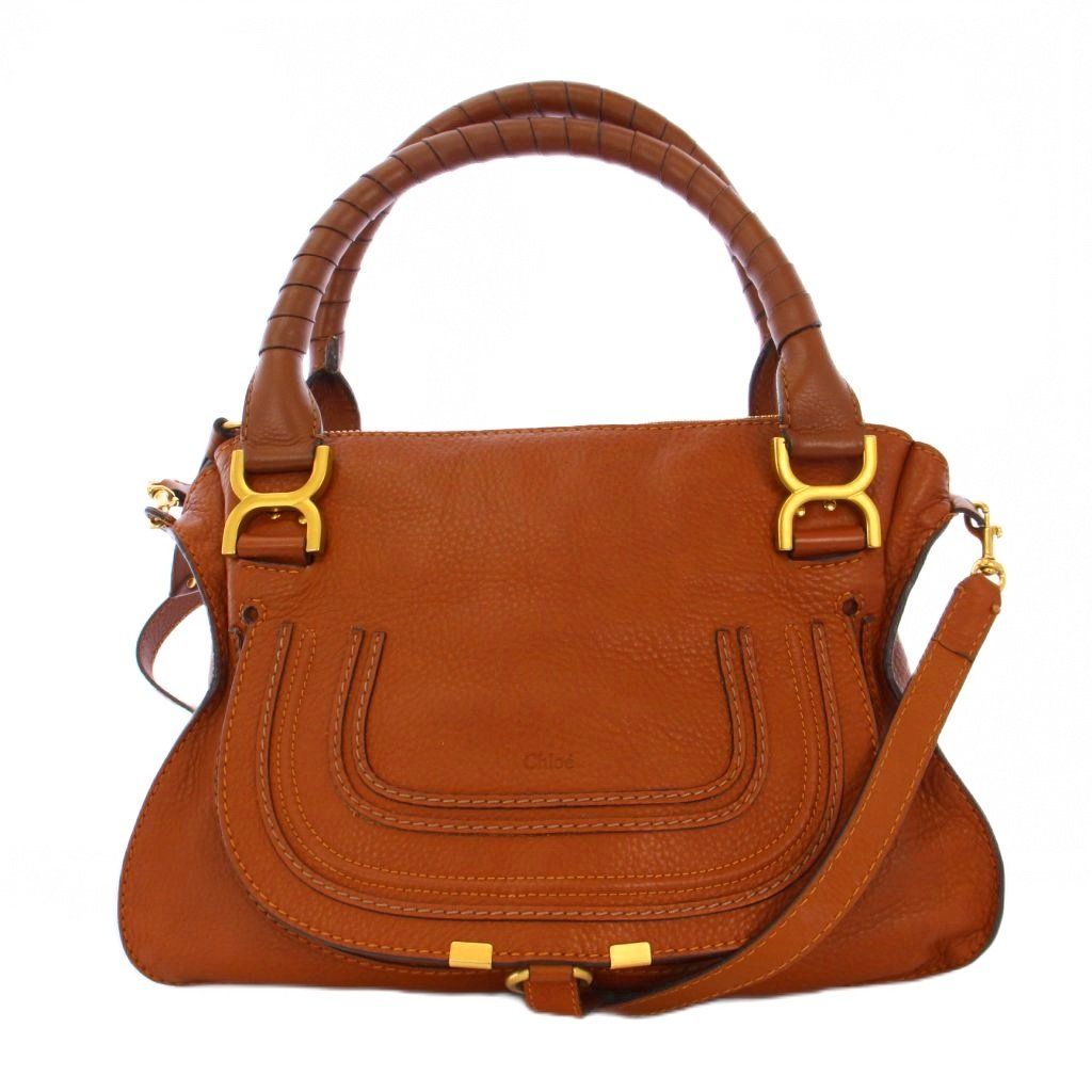 クロエ CHLOE マーシー ハンドバッグ ショルダーバッグ 2way レザー ブラウン 031163 KH OH