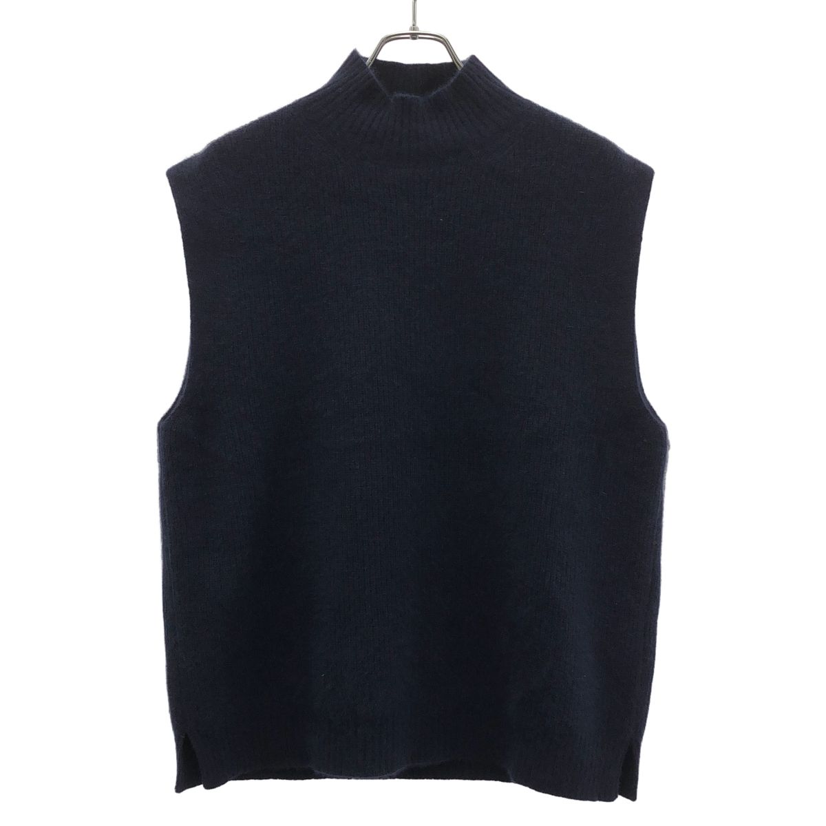 BED J.W. FORD ベッドフォード 23AW モックネックニットベスト 23AW-B-KT04 ネイビー 1