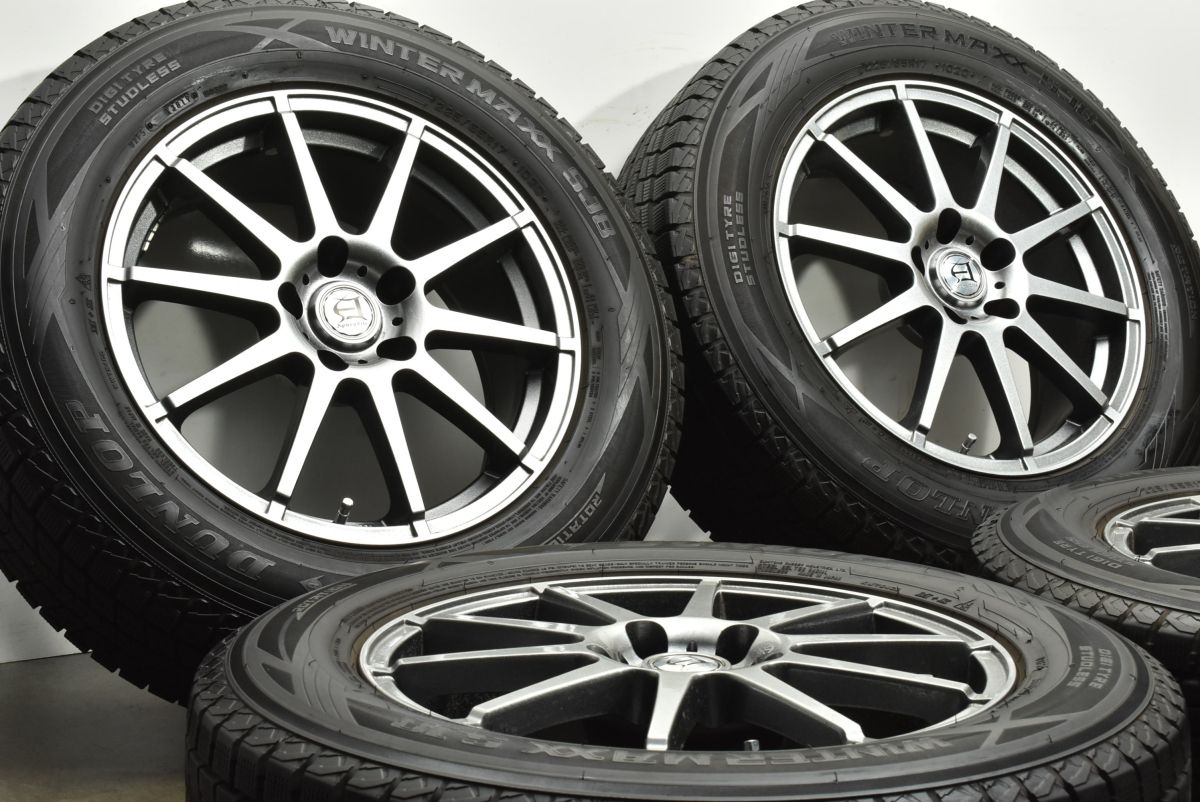 良好品 HS 17 in 7 J 38 PCD 114 3 ウィンターマックス SJ 8 225 65 R レクサス NX ハリアー RAV 4 レガシィアウトバック