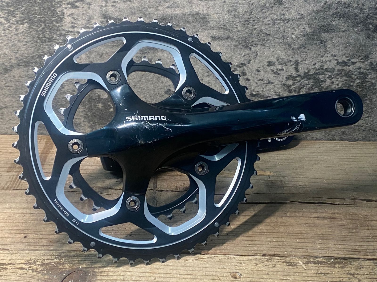 JO123 シマノ SHIMANO FC-RS500 クランクセット 170mm 50/34T - メルカリ