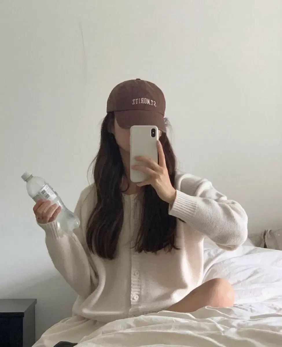 リーター クローバ カシミア カーディガン クリーム