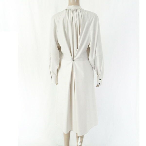 75 OFF メイメイジェイ MEIMEI J ワンピース 40 EOP 1734 Mサイズ オフホワイト レディース ロングワンピース 長袖 イタリア製