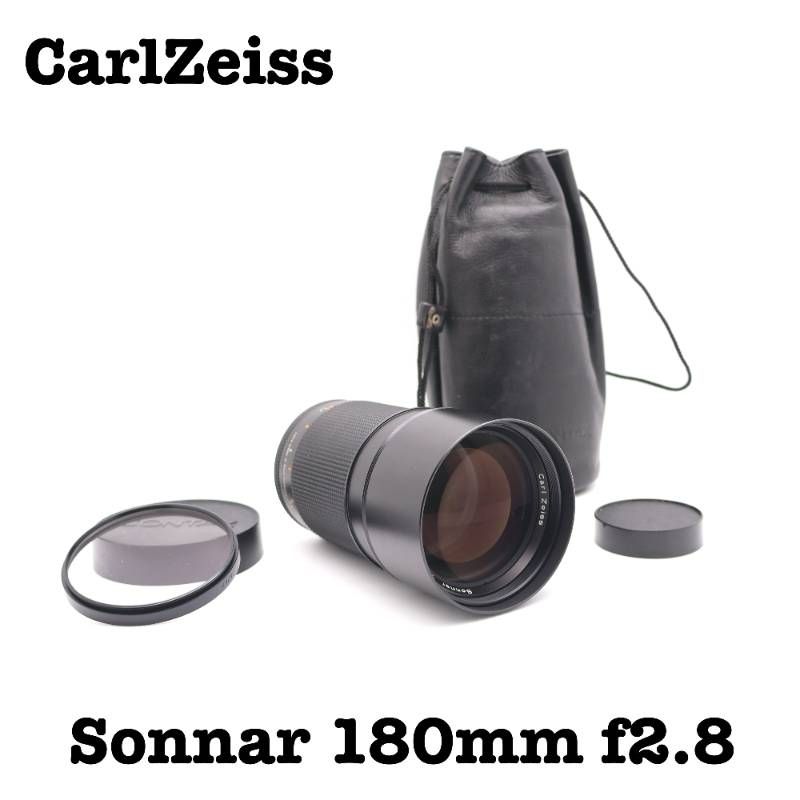 完動品 CONTAX Carl Zeiss Sonnar 180mm F2.8 単焦点レンズ