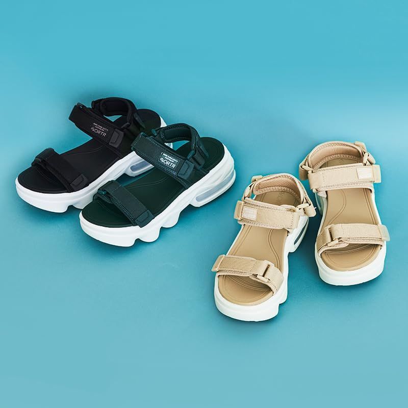 ボリュームソール スポーツサンダル