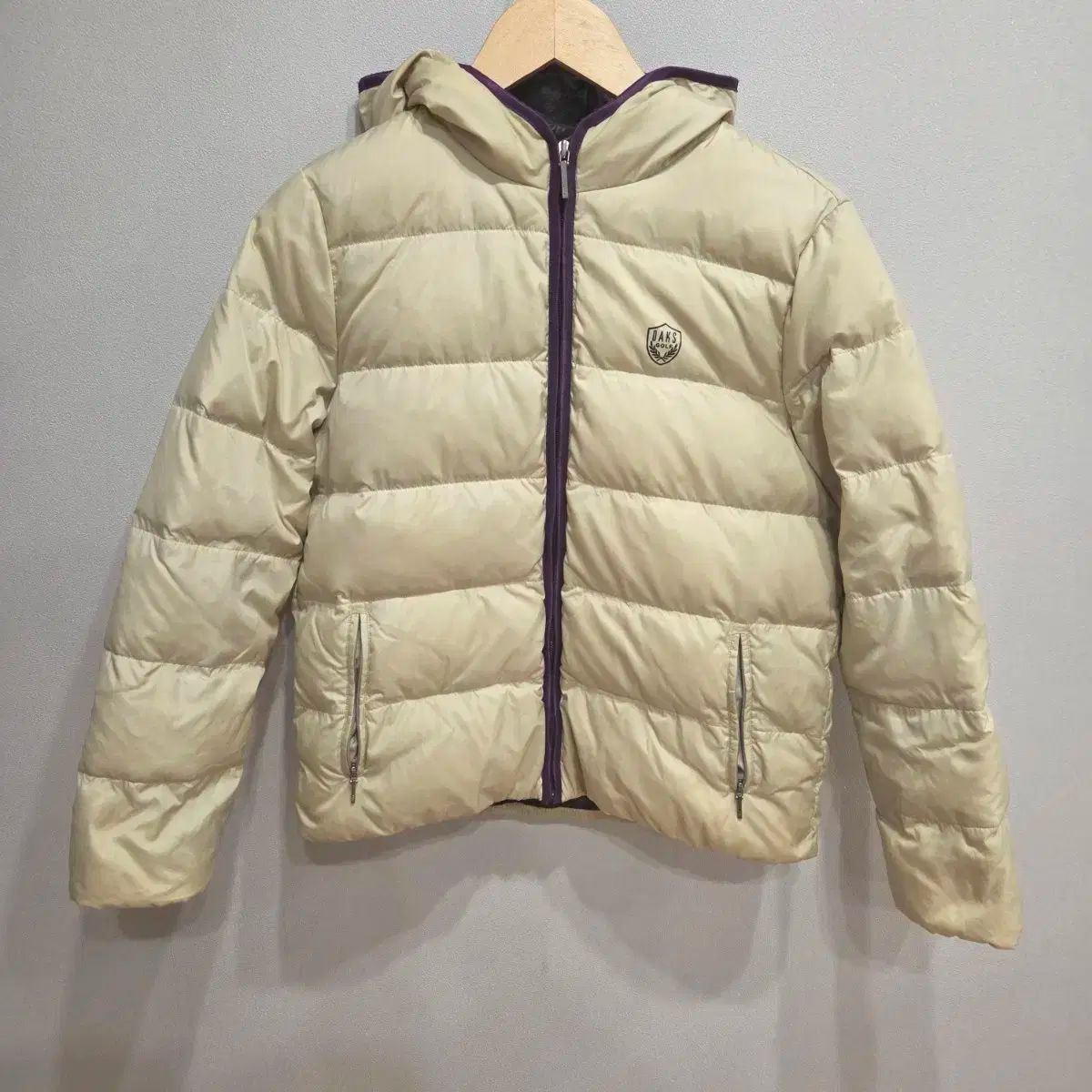 ダックス ゴルフ レディース ダウン クリームベージュ 44 55半