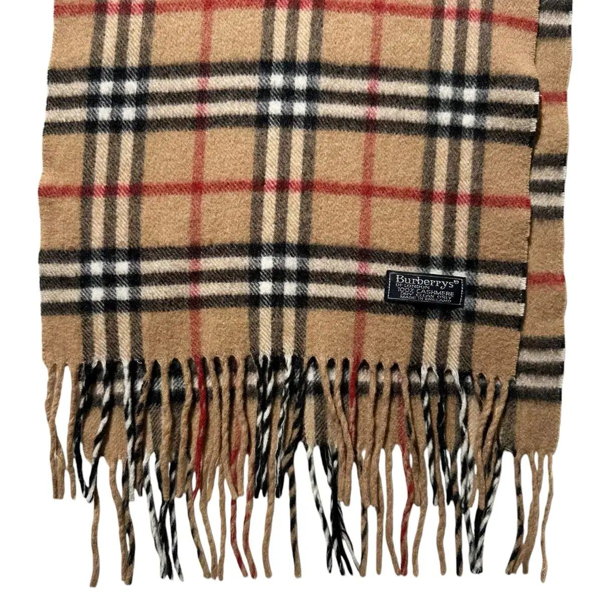 OS バーバリー カシミア ノヴァチェック マフラー