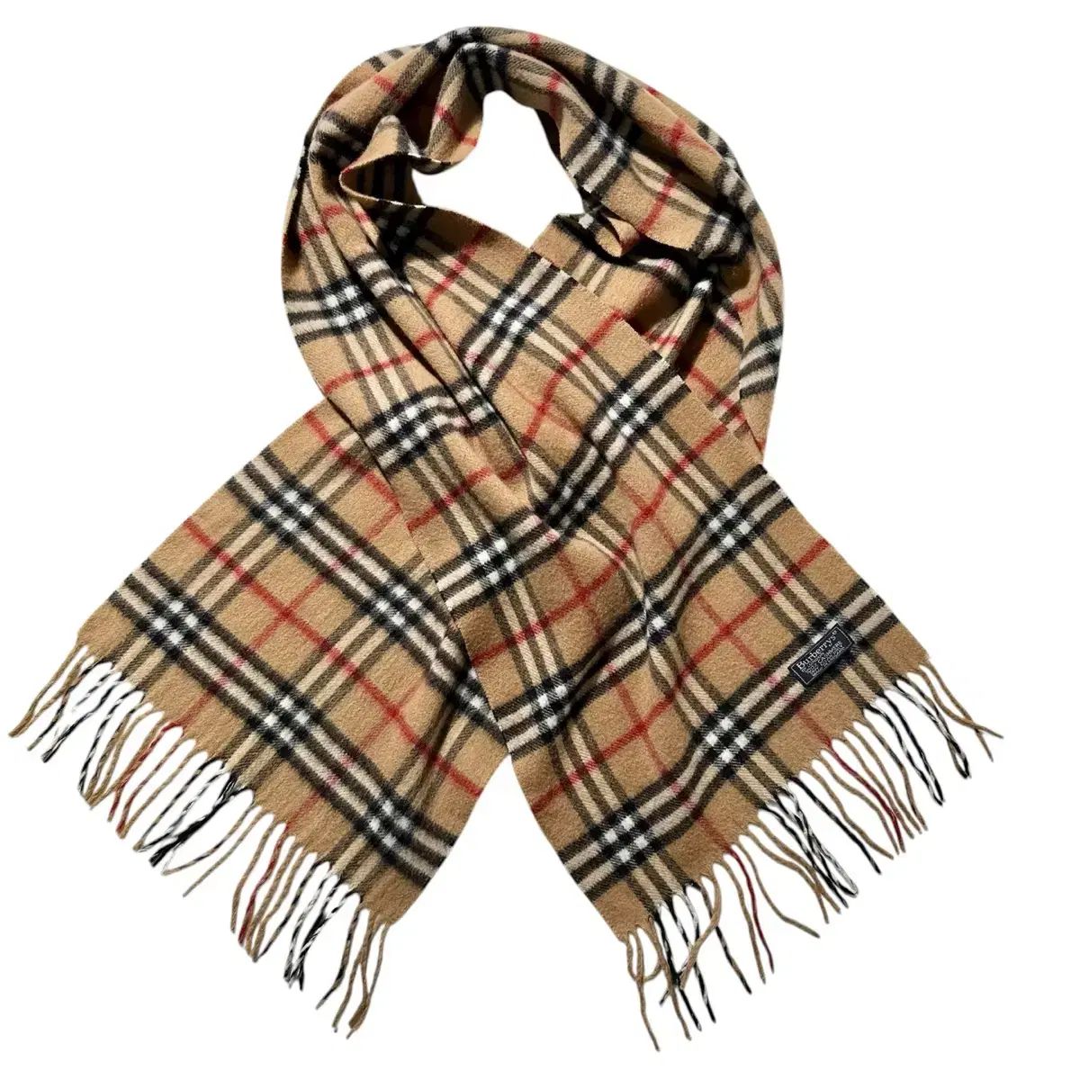 OS バーバリー カシミア ノヴァチェック マフラー