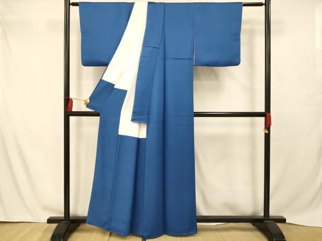 平和屋着物□上質な色無地 瑠璃色 正絹 逸品 AABC7148fw - メルカリ