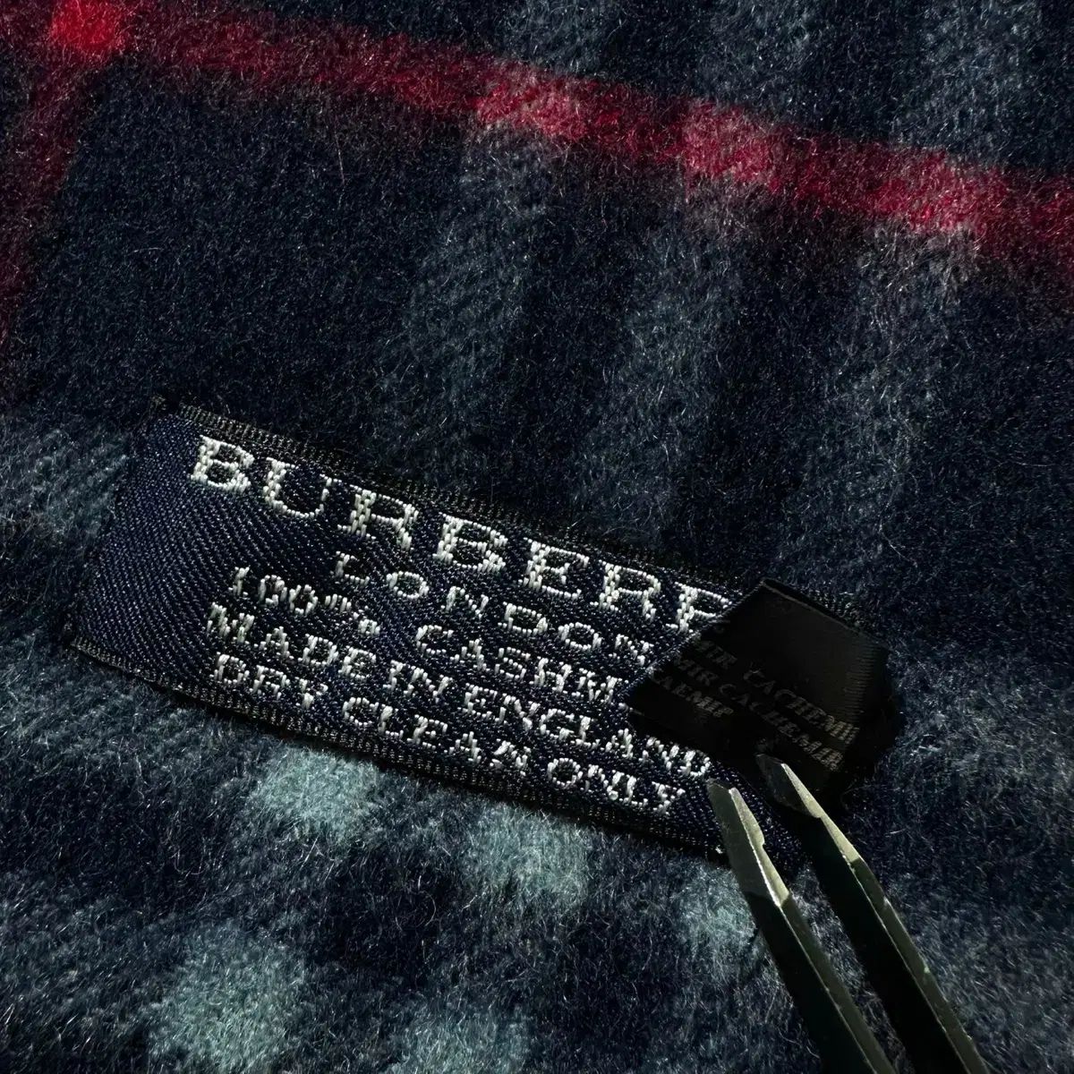  OS バーバリー カシミア チェック マフラー マフラー 小物