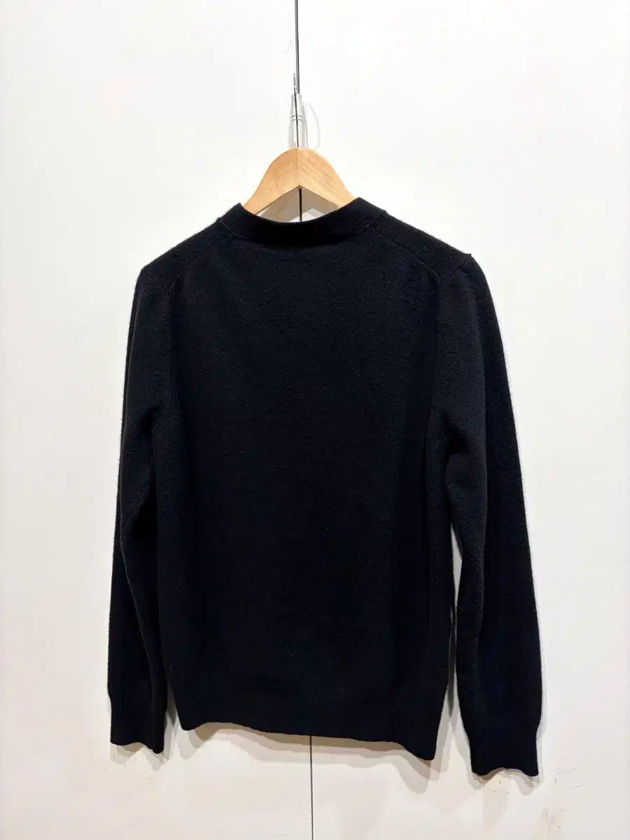  コム デ ギャルソン ブラック ハート ワッペン カーディガン 長袖 カーディガン ボレロ アンサンブル