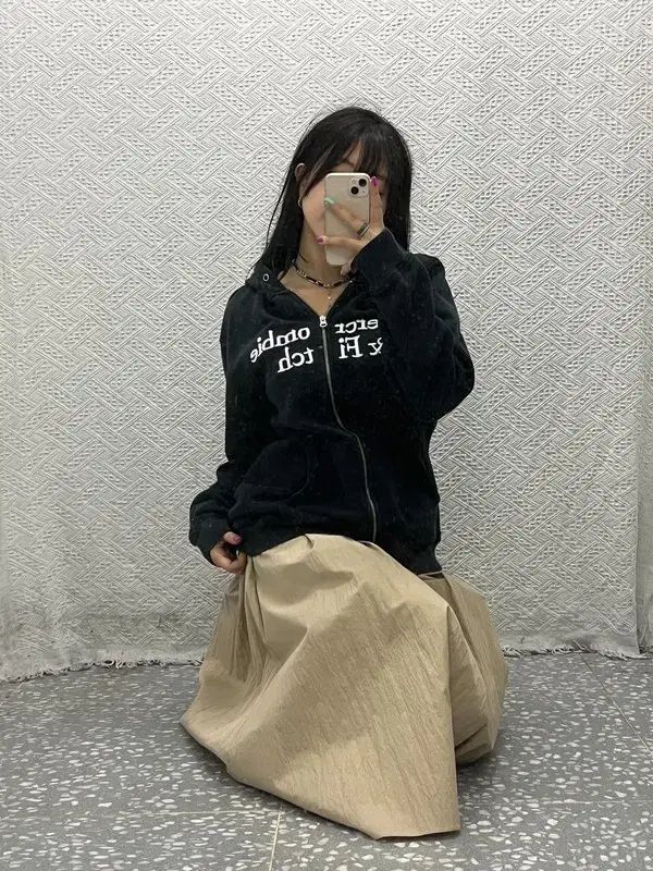 アバクロンビー スクール ヴィンテージ Y2K フードジップアップ XXL C06564