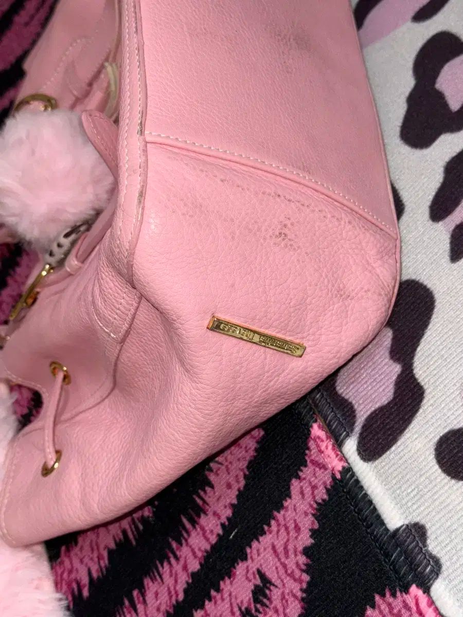 ハートバックル ピンク