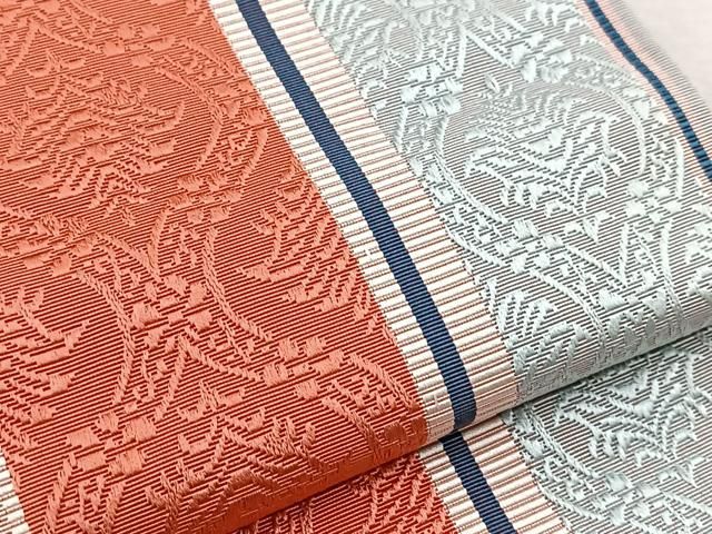 平和屋着物□極上 本場筑前博多織 八寸名古屋帯 渡来間道 松