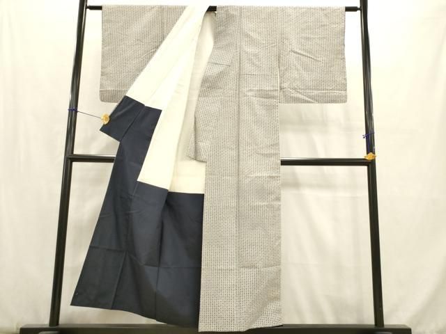 平和屋着物□上質な紬 七宝文 正絹 逸品 AABC7374ma - メルカリ