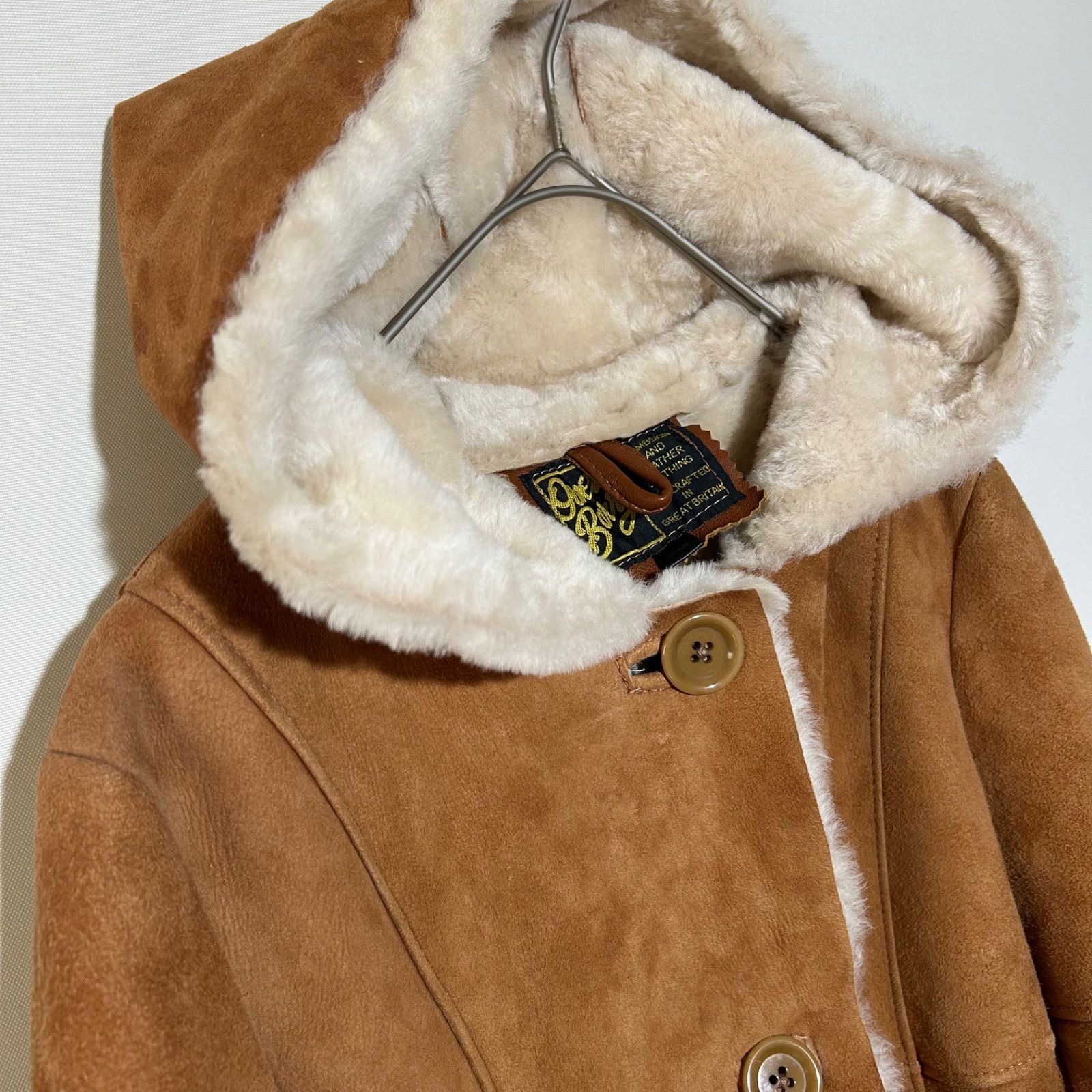 オーエンバリー Owen Barry ロングコート ムートンコート リアル