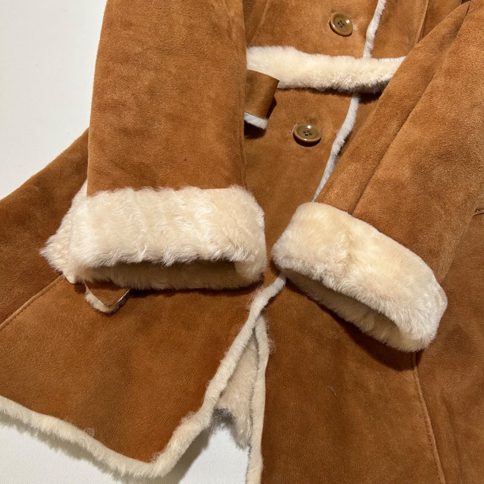 オーエンバリー Owen Barry ロングコート ムートンコート リアル