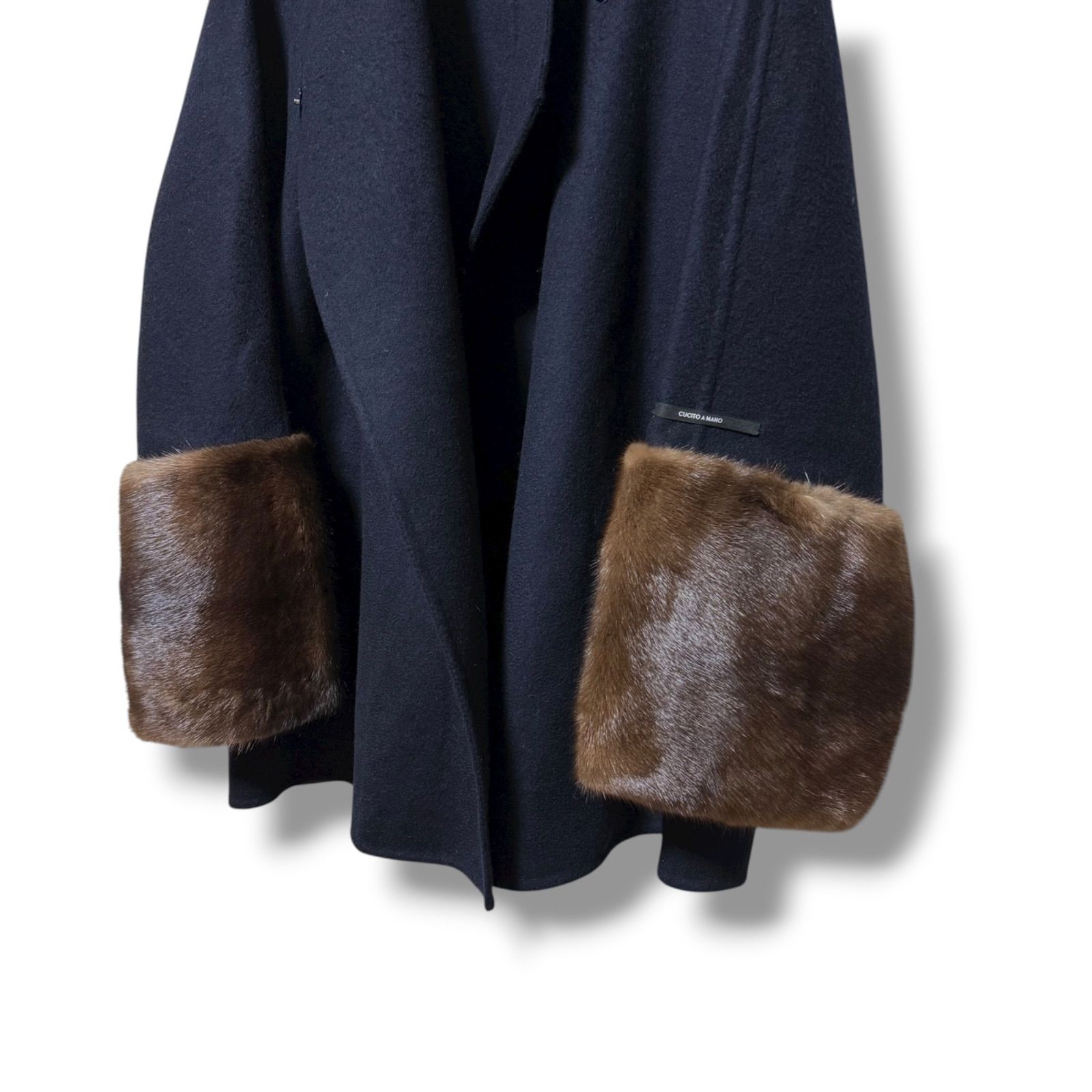 高級ミンクファー×最高峰クチートアマーノ MaxMara バージンウール100