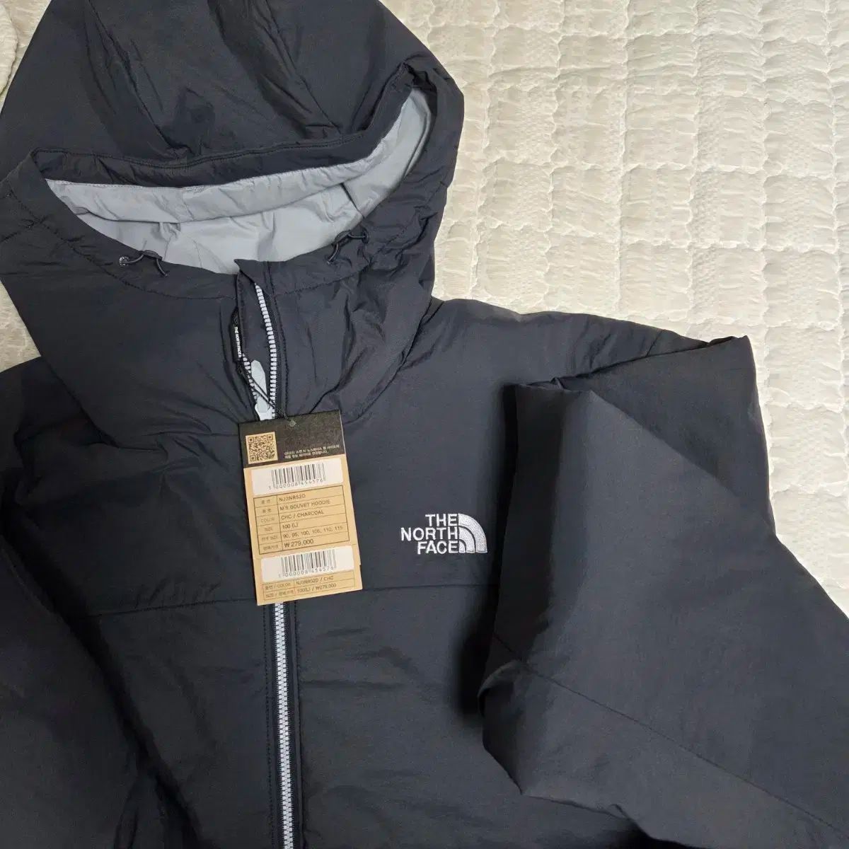 THE NORTH FACE ザノースフェイス メンズ ブーベ ジャケット フーディー NJ3NR52D チャコール L