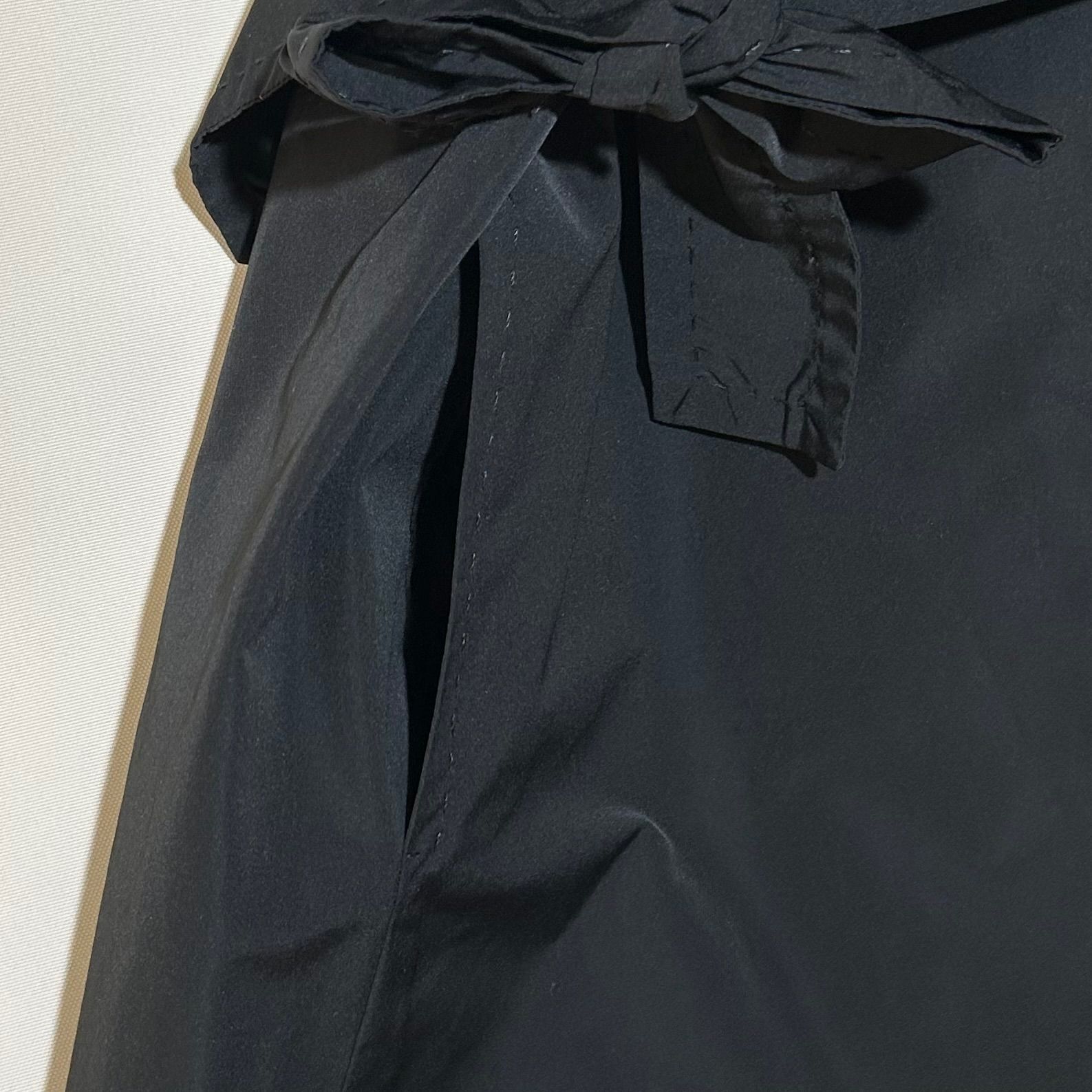 マックスマーラ Max Mara 白タグ ブラック クロ トレンチコート 大きい