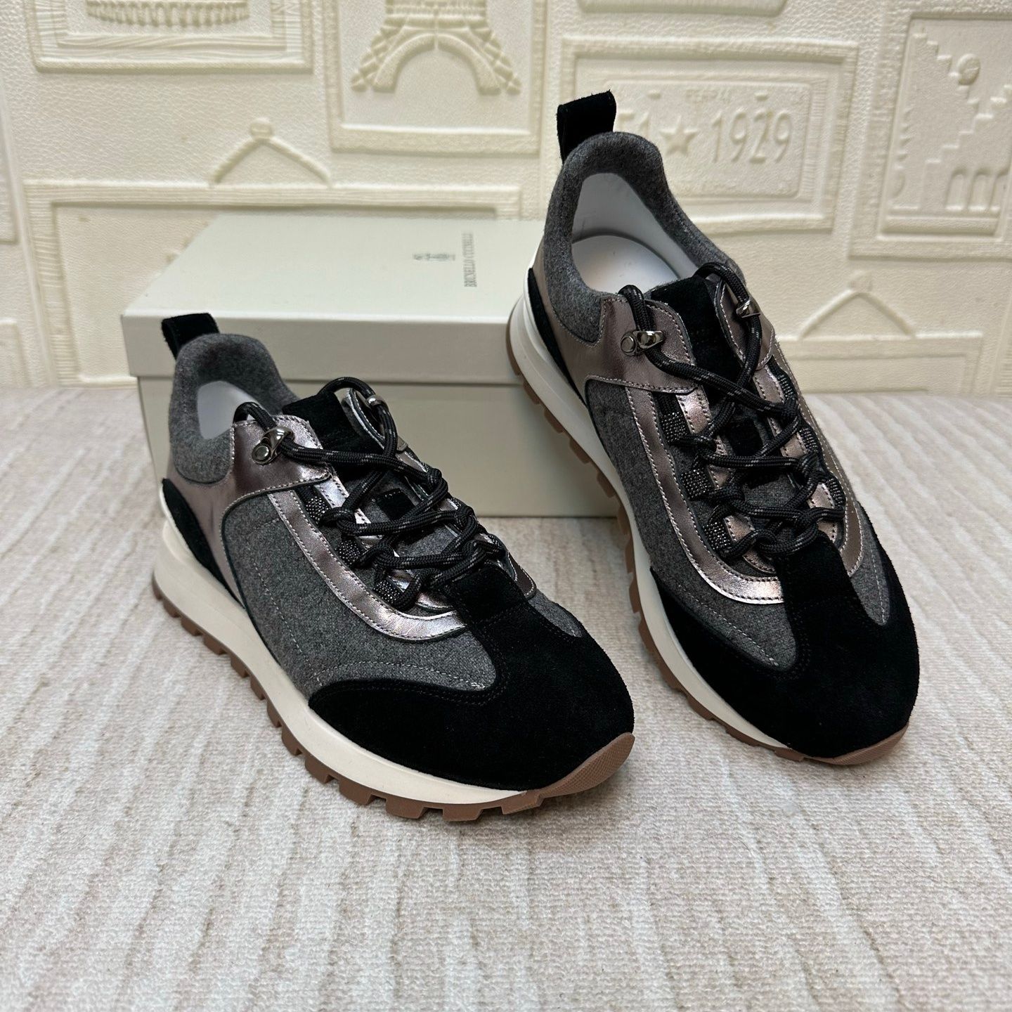 ブラック22.5～24.5cm【送料無料】ブルネロクチネリ☆ レディース