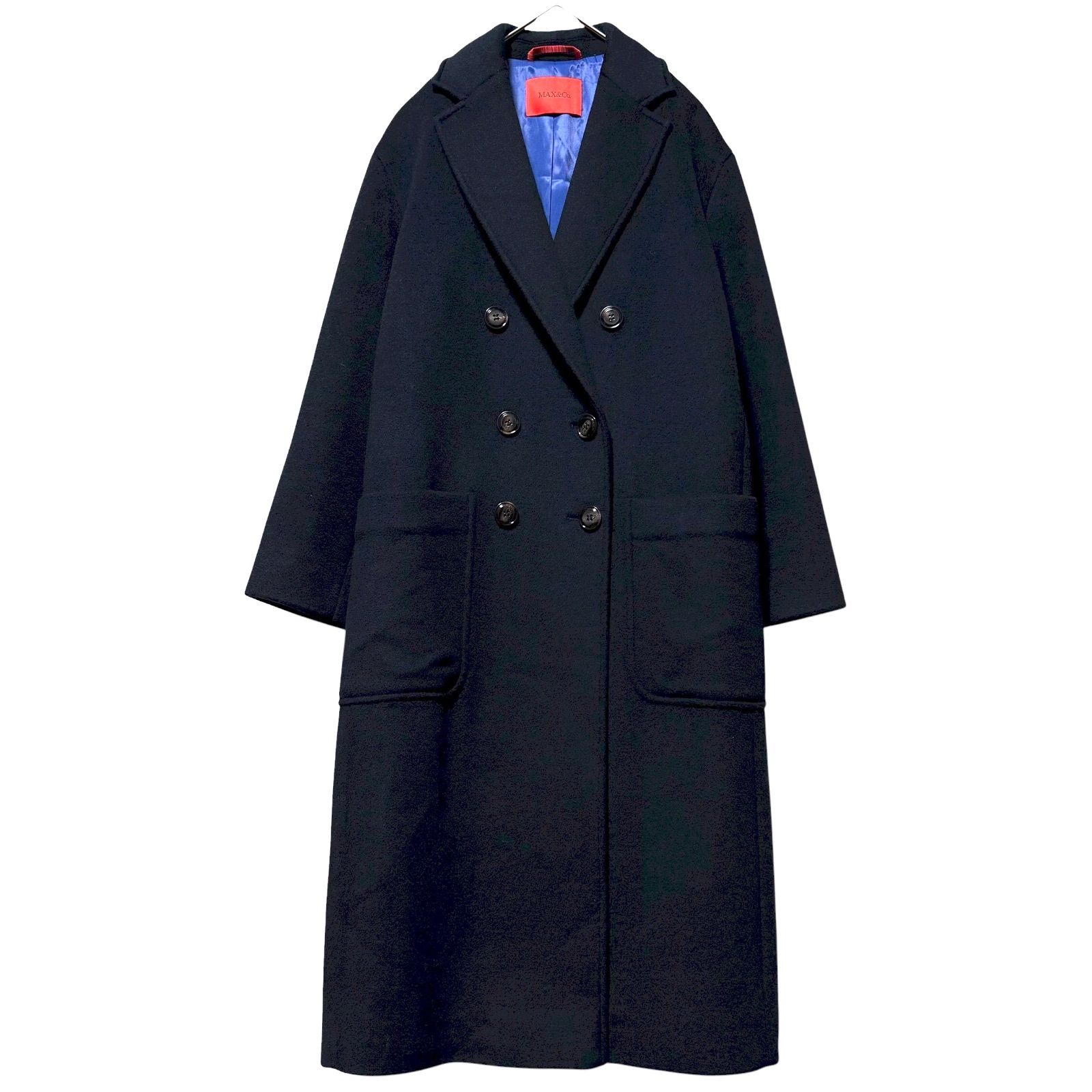 極美品 現行 MaxMara バージンウールコート “101801”ダブルブレスト