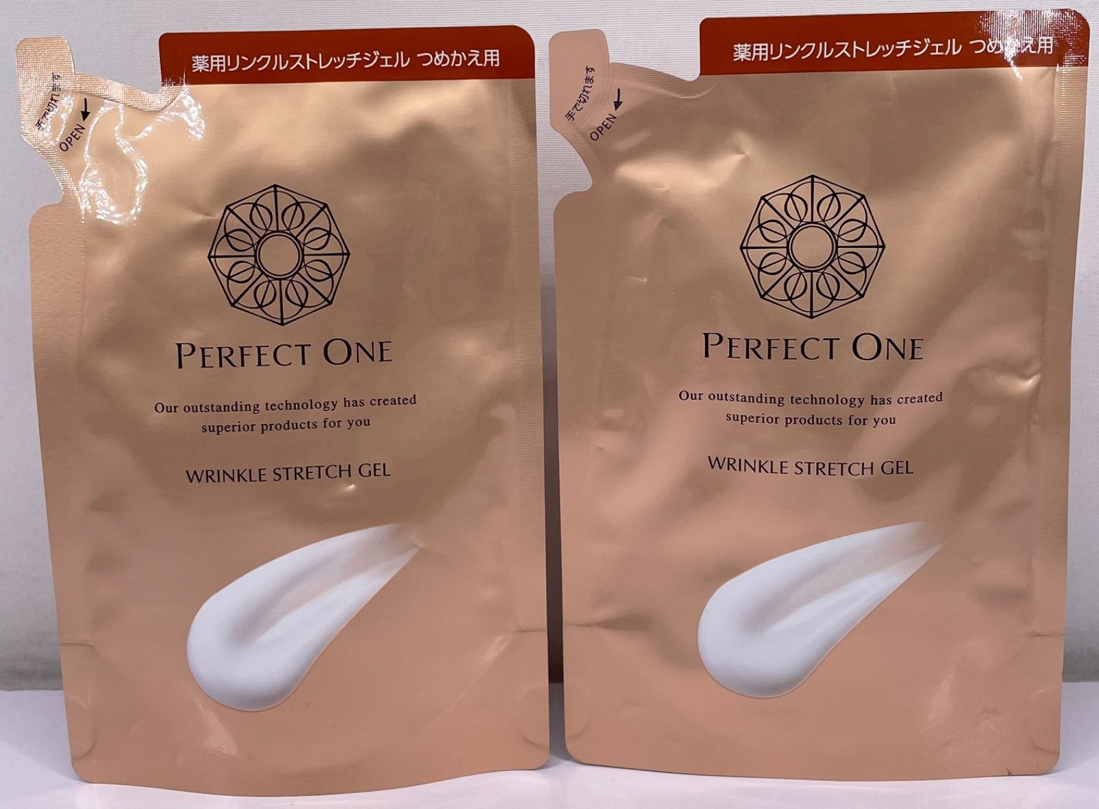 パーフェクトワン 薬用 リンクルストレッチジェルa つめかえ用 50g×2個セット