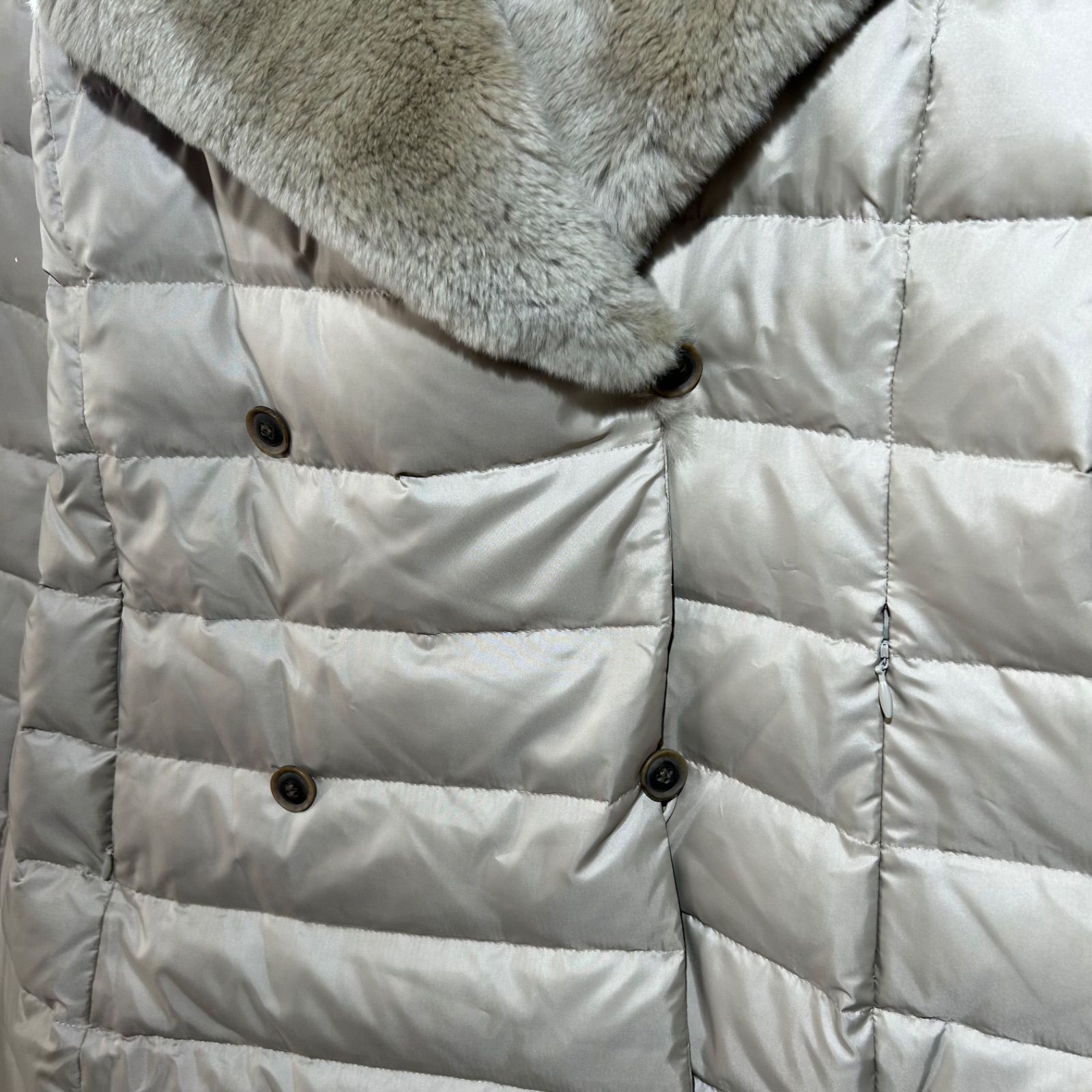 センソユニコ t.b ラビットファー ファーコート ダウンコート