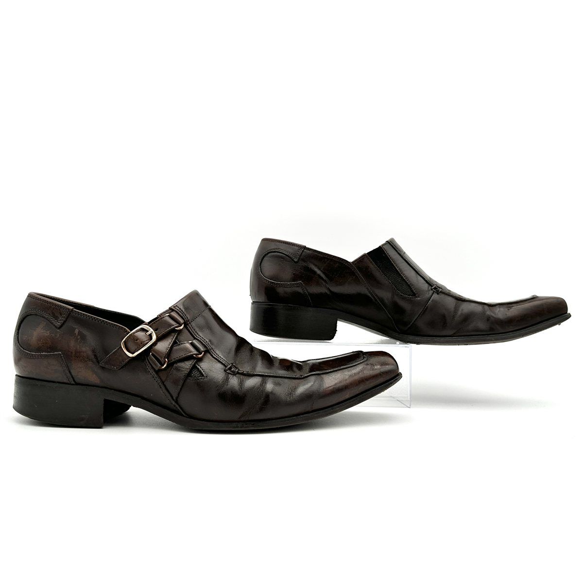 KATHARINE HAMNETT ドレスシューズ 本革 ブラウン 2406T - メルカリ