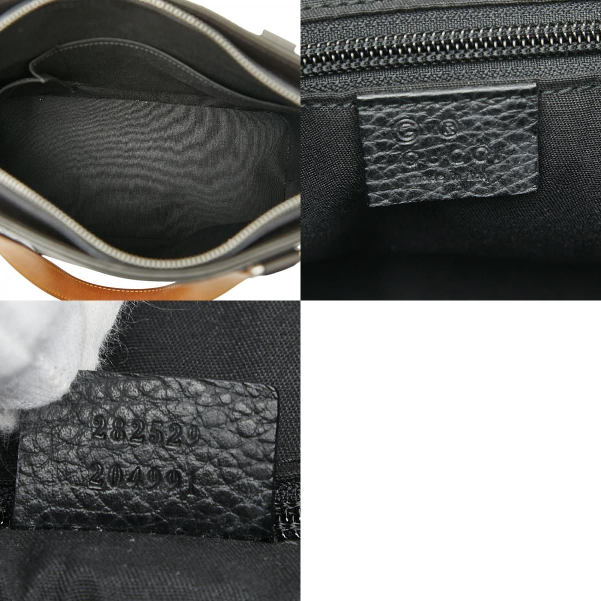 グッチ GGキャンバス ビジネスバッグ ハンドバッグ 282529 グレー