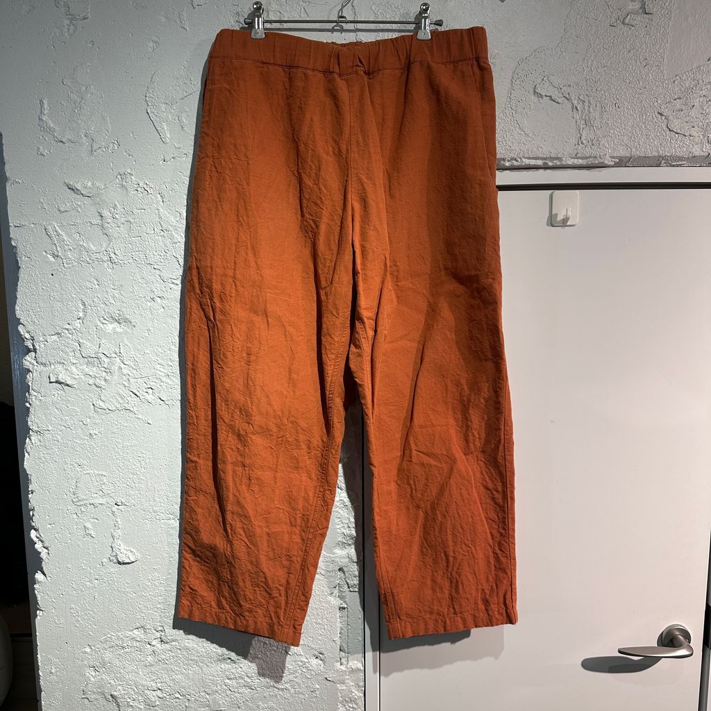 MAN-TLE マントル Casual Easy Pants イージーパンツ R8P3 オレンジ size M 表参道A11