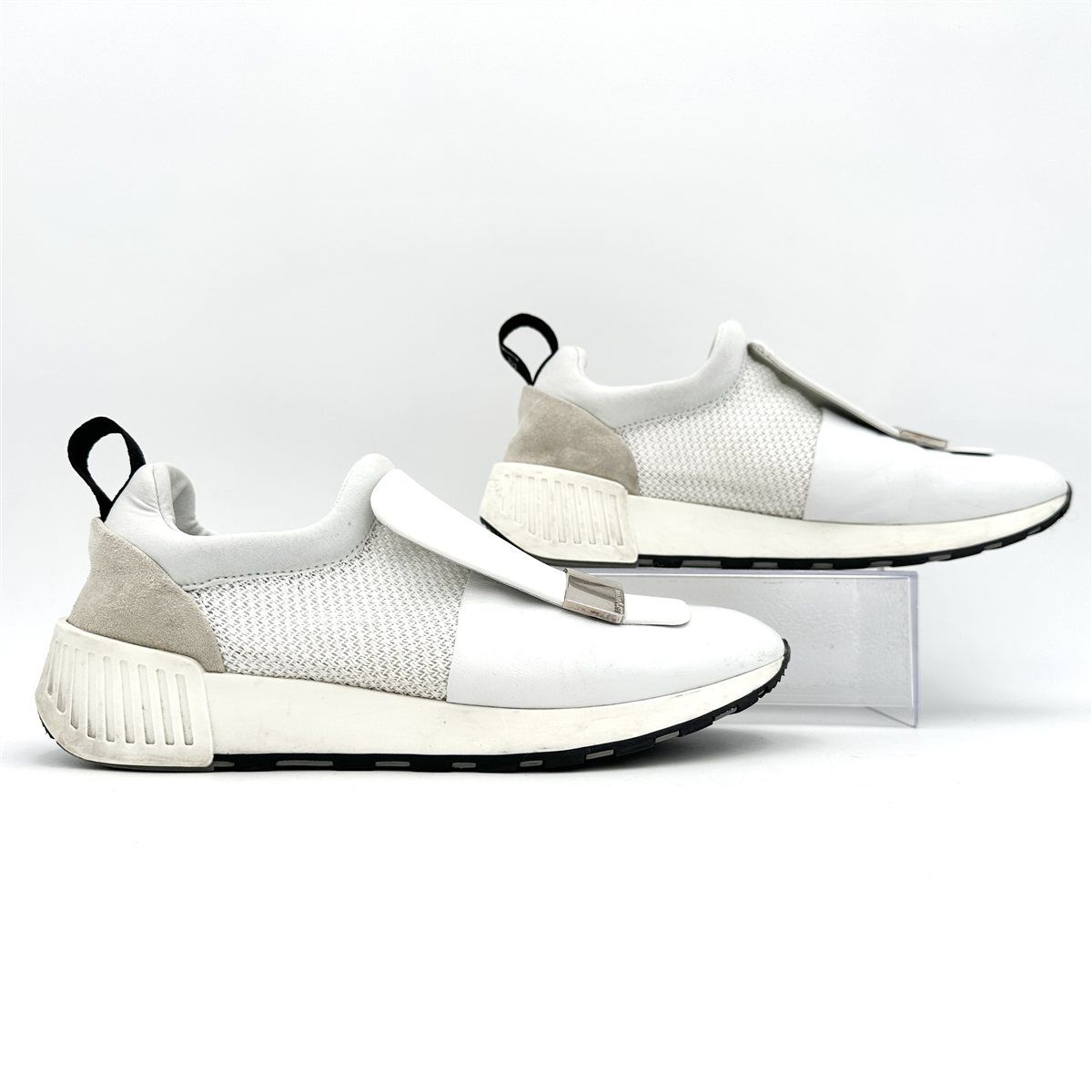 Sergio Rossi SR1 白サイドメッシュスニーカー 36 Sergio Rossi SR1 白