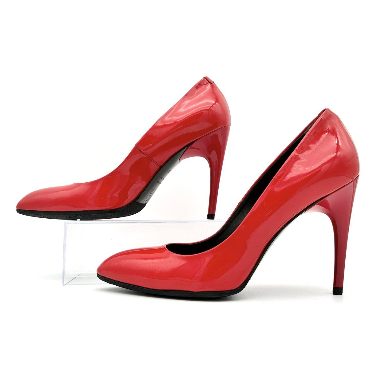  級 Roger Vivier ハイヒール エナメル ビムラムソール レッド 2238 T ハイヒール パンプス パンプス