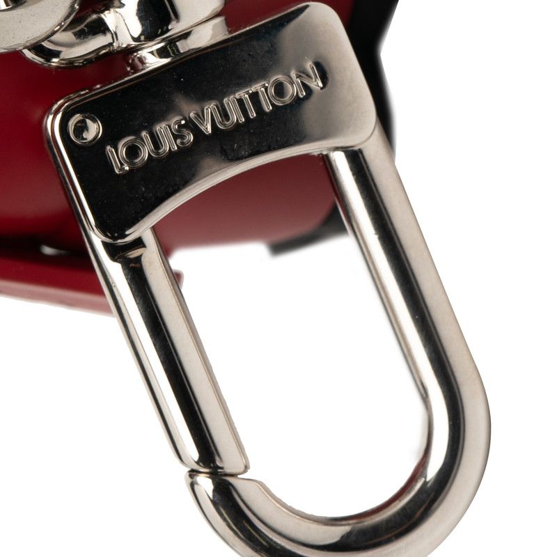 ルイ ヴィトン ビジューサック ヴィヴィエンヌ ダイバー バッグチャーム キーホルダー M 00748 ブラック レッド シルバー レザー メタル レディース LOUIS VUITTON 1-0239020 その他 小物